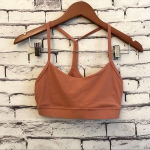 Lululemon Flow Y Bra *Nulu Rustic Coral Size 6